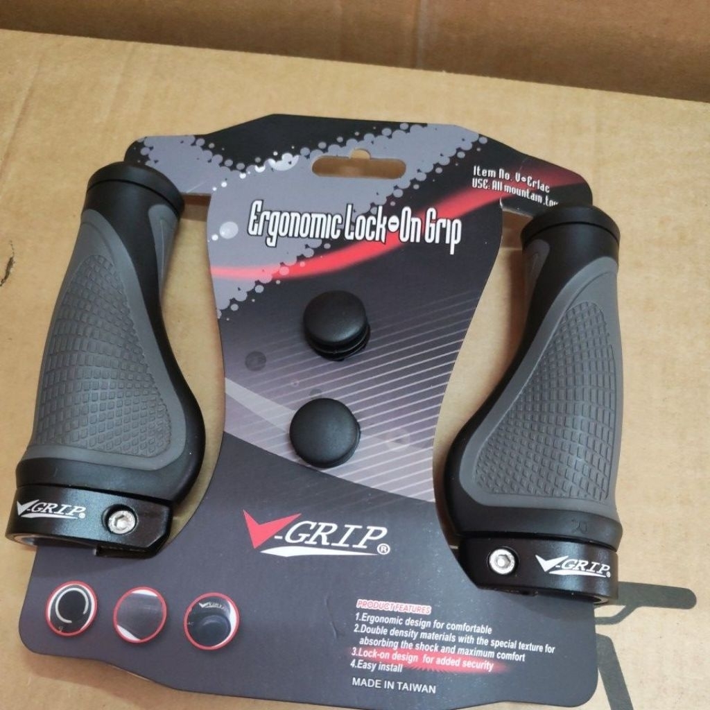 ปลอก​แฮนด์​จักรยาน​ V​-Grip รุ่น​  Ergonomic lock  On grip