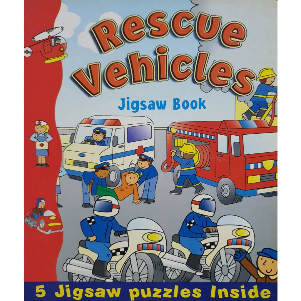 Rescue Vehicles Jigsaw Book