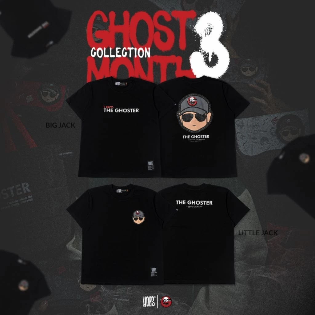 Hobs® x The Ghost radio3 | เสื้อยืด | T-Shirt | 13Ghost collection | Ghost month3