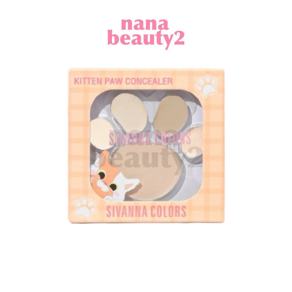 HF554 คิทเทิน พอ คอนซีลเลอร์ พาเลทเนื้อครีม ซีเวนน่า คัลเลอร์ส Sivanna Colors Kitten Paw Concealer