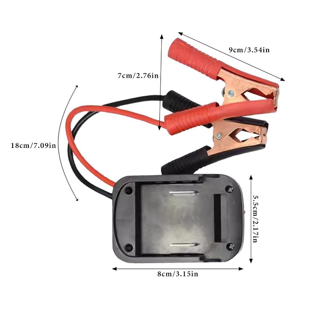 จั้มสตาสรถยนต์ Adapter แปลงแบต makita/OSUKA ตัวแปลงพลังงานมัลติทูล DIY Converter ไม่มีแบตเตอรี่ - รูปที่ 5