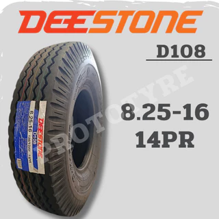 ยางรถบรรทุกผ้าใบ 8.25-16 14PR ยี่ห้อ Deestone รุ่น D108