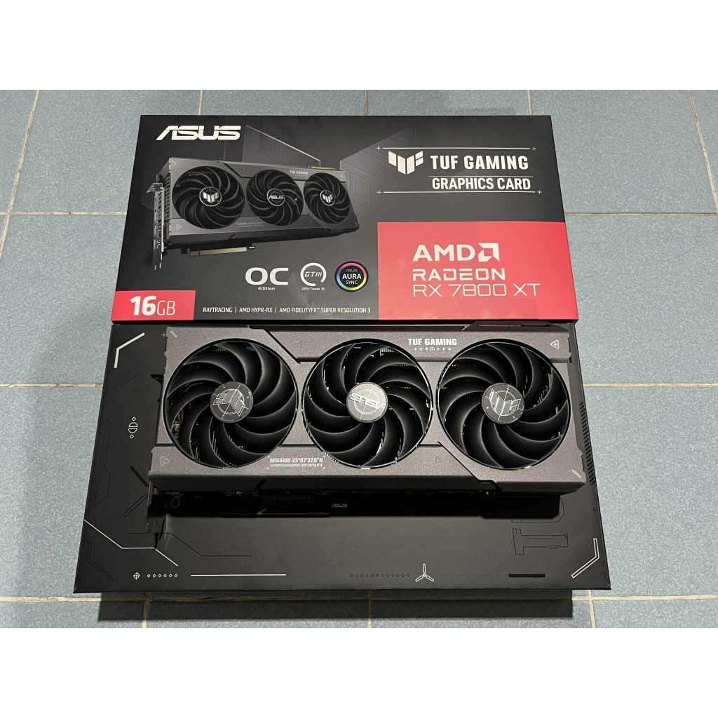 RX7800XT Asus TUF 16GB (มือสอง) ราคาสุดคุ้ม