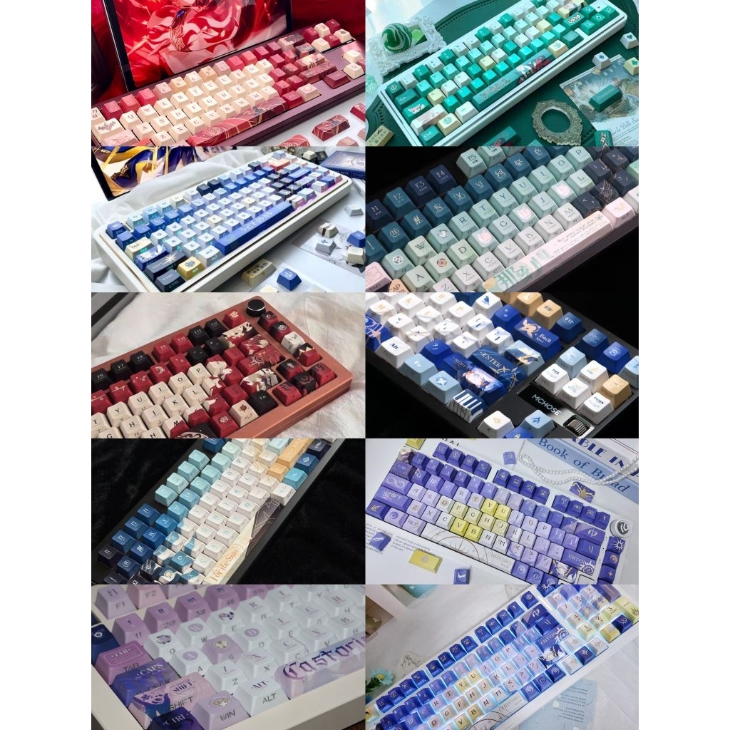 พร้อมส่งจากไทย Honkai Star Rail Keycaps PBT