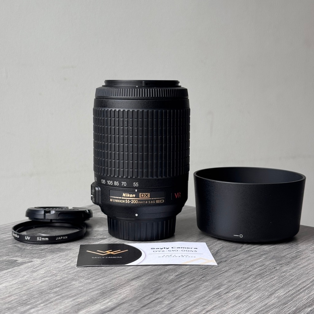 เลนส์ถูก เลนส์ ซูม lens nikon 55-200mm 55-200