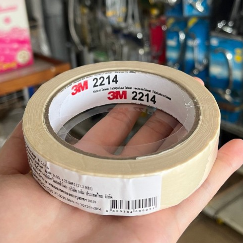 3M เทปกระดาษกาวย่น 2214 ขนาด 24มม x 25เมตร (27.3 หลา)