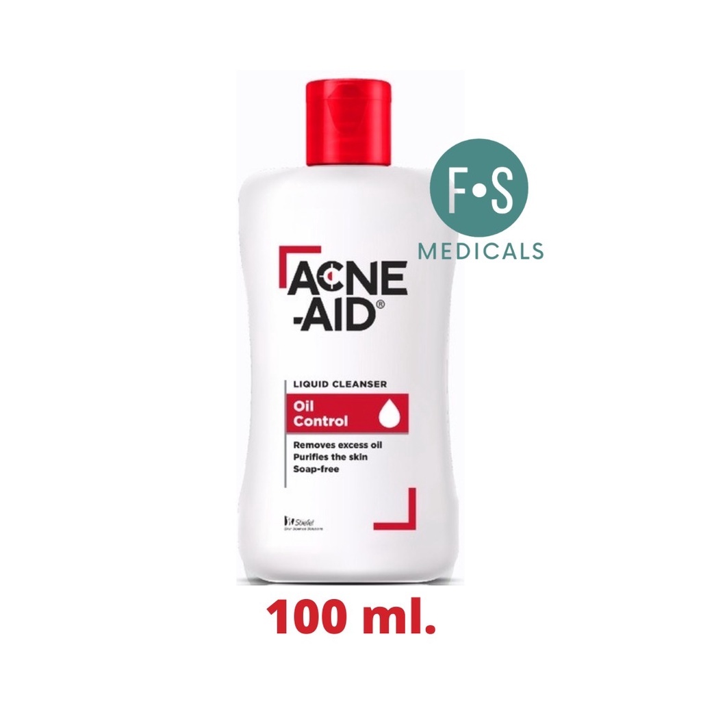 Acne Aid Gentle Cleanser Sensitive Skin แอคเน่ เอด เจลเทิล คลีนเซอร์ 100 ml. ส่งจากไทย