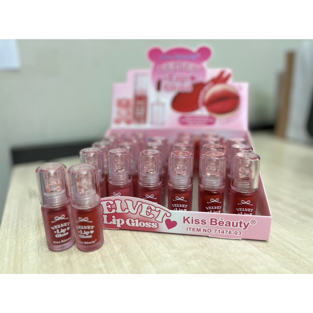 71476  ลิปทินท์ เนื้อแมตต์ กํามะหยี่ สีนู้ด ธรรมชาติ กันน้ำ ติดทน ไม่ติดหลอด