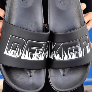 NFshoes dekker (deblu) รุ่น KA8603 ลายไฟ รองเท้าแตะเพื่อสุขภาพ