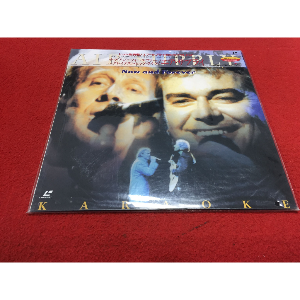 Air Supply - Now and Forever ขนาด 12 นิ้ว LaserDisc B6