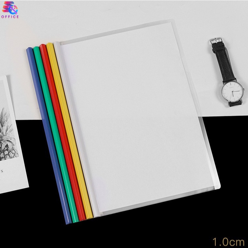 Specialthing สันรูดพร้อมปกใส A4 ใส่เอกสารได้1-80แผ่น แฟ้มใส+สันปก สันปกรายการ ปกรายงาน สันใส่ปก แฟ้ม