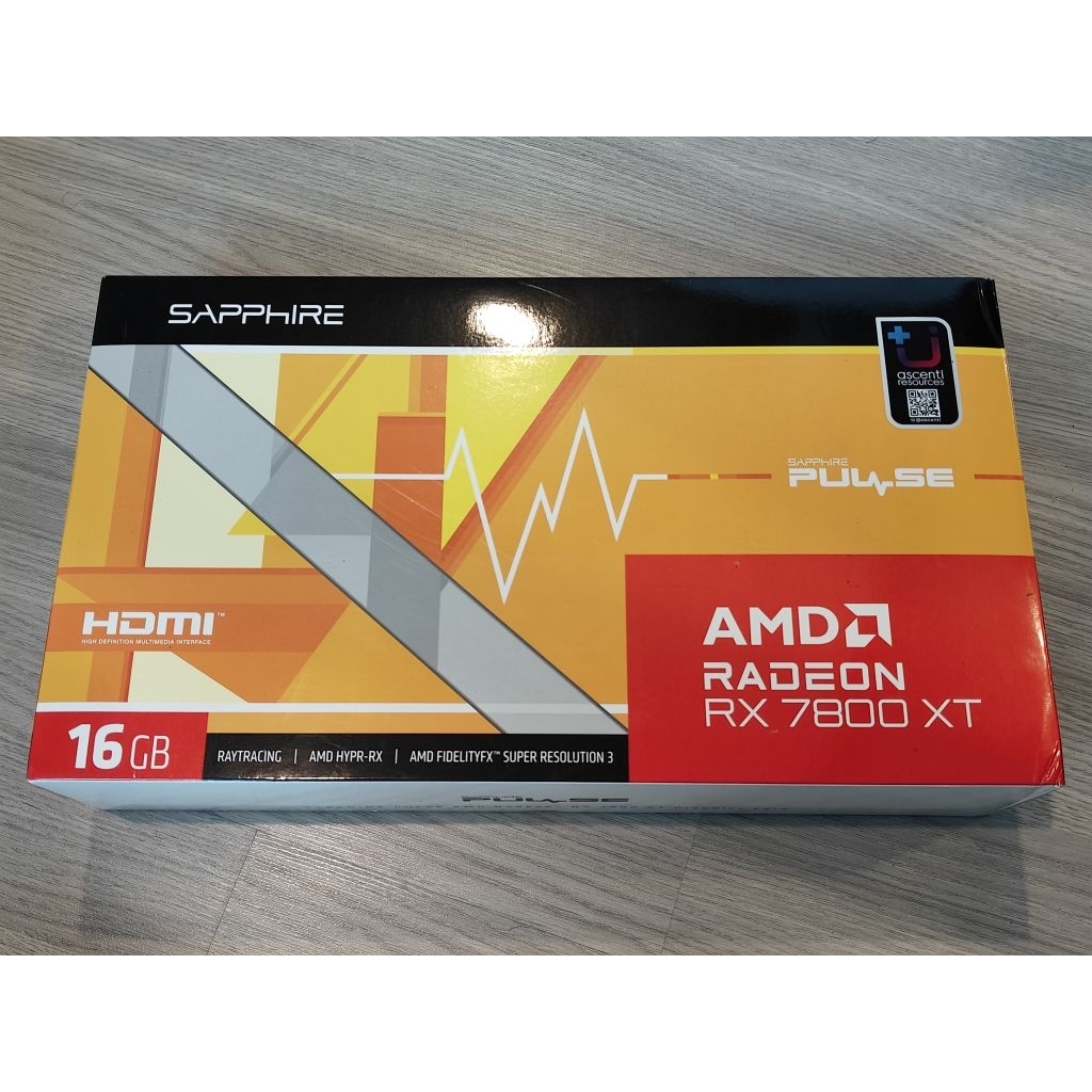 Rx 7800 Xt Sapphire Pulse 16GB (ประกันเหลือ)​