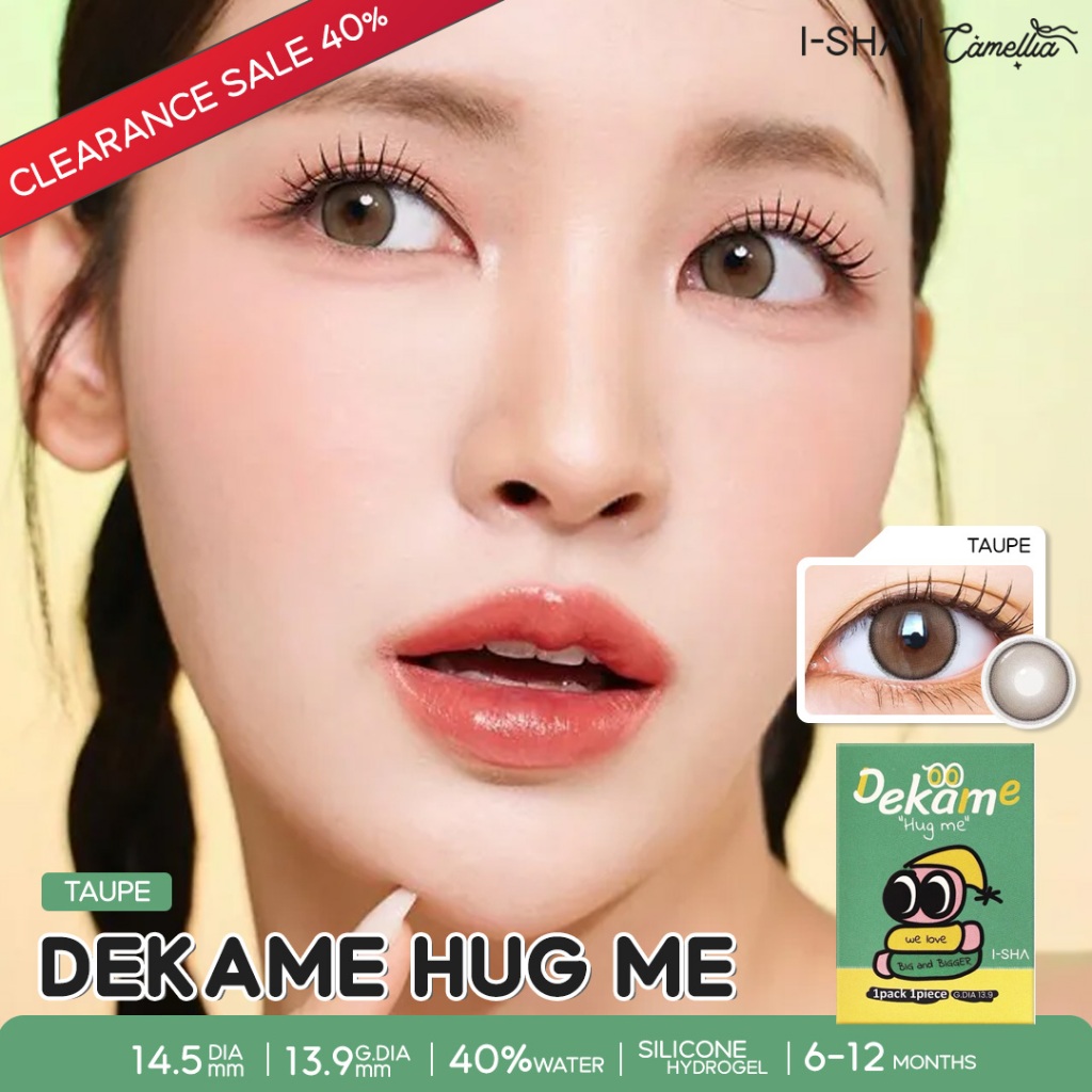 (ลด 40% Clearance Sale) : I-SHA รุ่น DEKAME HUG ME คอนแทคเลนส์ราย 6-12 เดือน