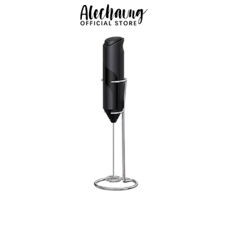 Alechaung เครื่องทำฟองนม ที่ตีฟองนมไฟฟ้า Electric Milk Frother ใช้สำหรับทำกาแฟ ใส่ถ่านAA