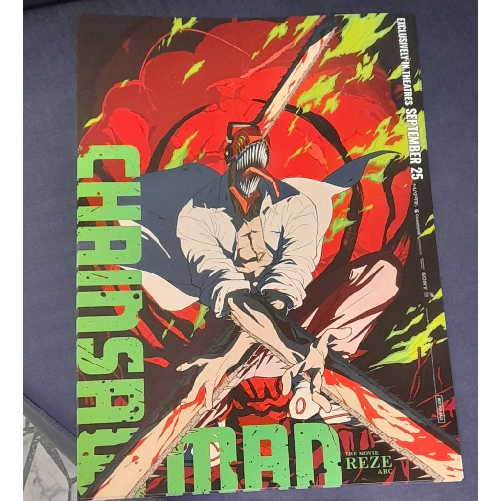 โปสเตอร์ CHAINSAW MAN -THE MOVIE: REZE ARCของพรีเมียมลิขสิทธิ์แท้จากภาพยนตร์