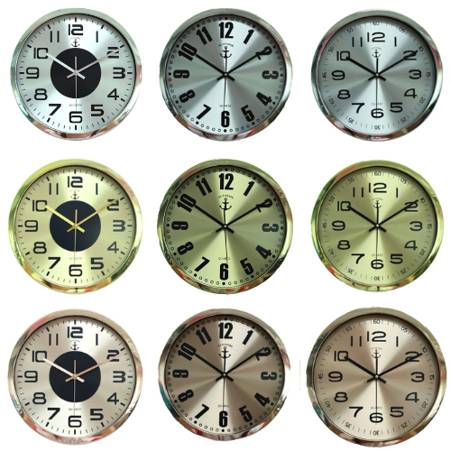 นาฬิกาแขวน Suntime ขนาด 13 นิ้ว ดีไซน์เรียบหรู หน้าปัดทำจากอะลูมิเนียมคุณภาพสูง แข็งแรง ทนทาน