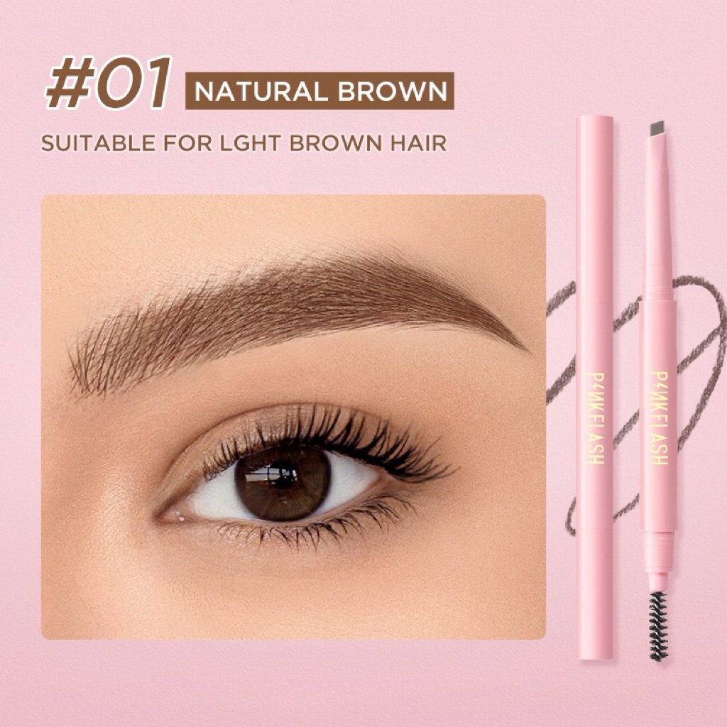 Pinkflash Ohmyemoji ดินสอเขียนคิ้ว สูตรกันน้ำ ติดทนนาน 8 ชั่วโมง - รูปที่ 4