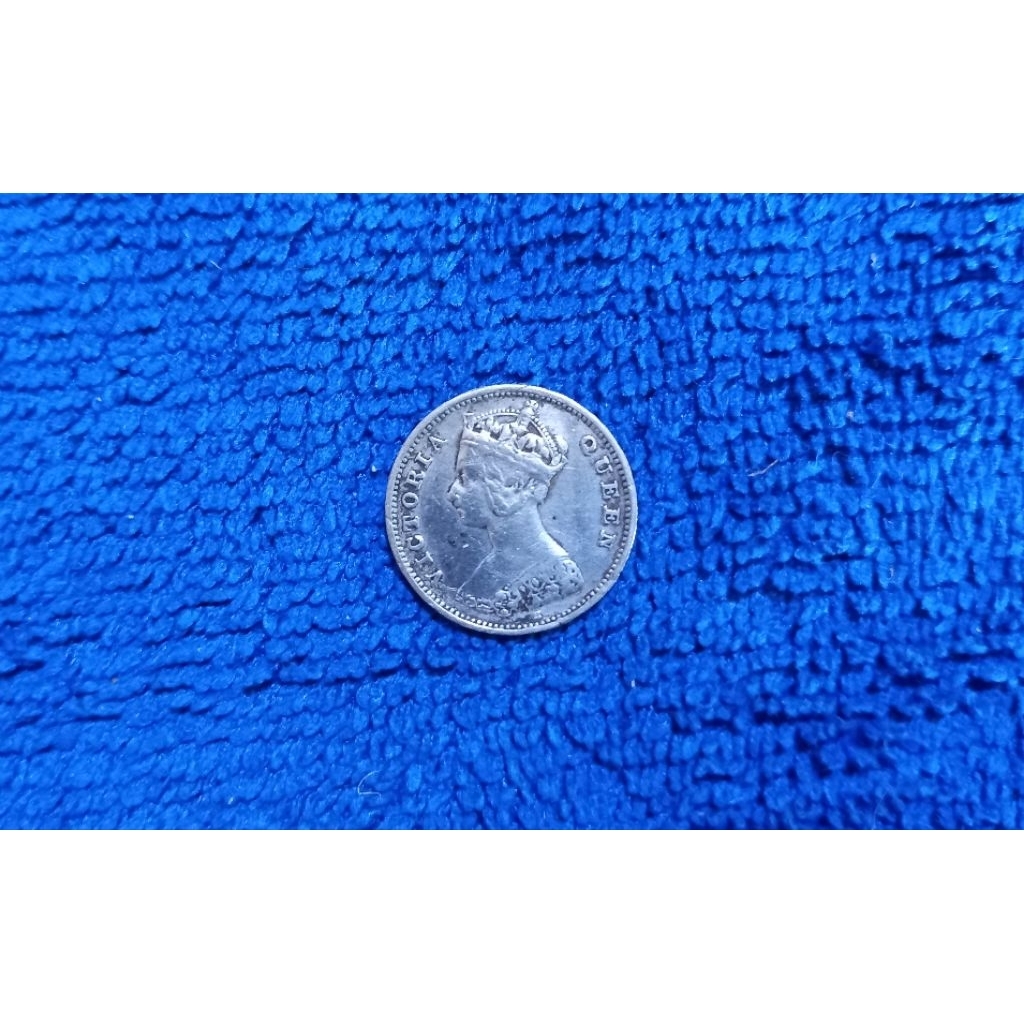 ( BK -591) เหรียญ 10 เซ็นต์ ของฮ่องกง  ( Hong -Kong Ten - Cent  Coin )