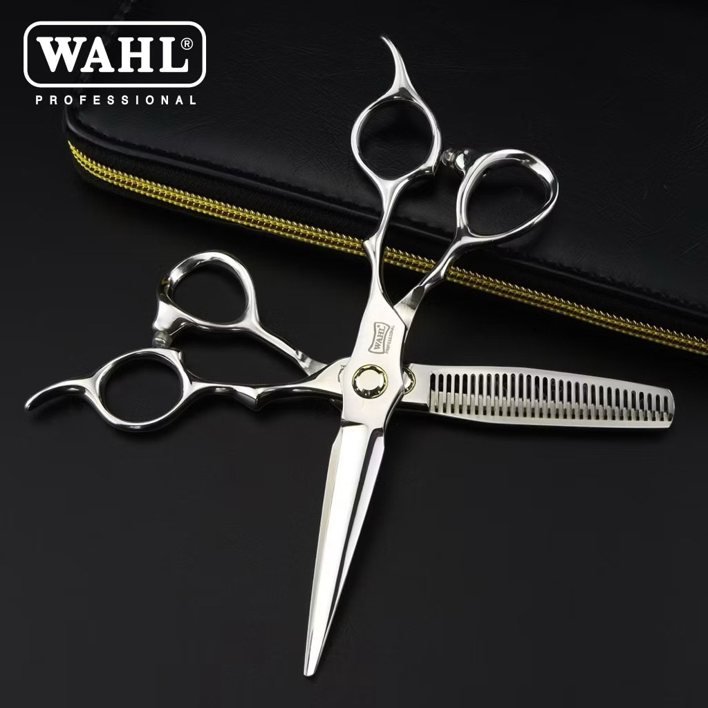 Wahl  กรรไกรตัดผมขนาด6นิ้ว 1คู่ พร้อมส่งด่วน ‼️ แถมฟรีกระเป๋า‼️