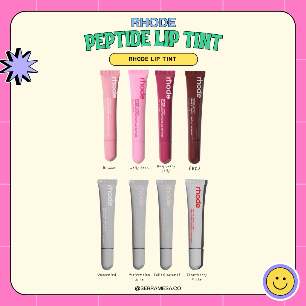 พร้อมส่ง ✨Rhode Peptide lip tint  ✨ ของแท้ 1000% lip tint ตัวดัง 🌞🫧