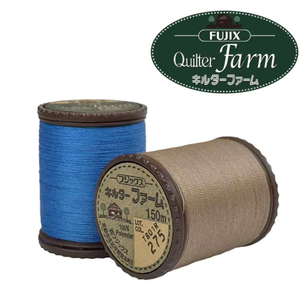 Fujix Quilter Farm #50 ด้ายเย็บคุณภาพสูง สำหรับงาน Patchwork, Quilt - Made in Japan