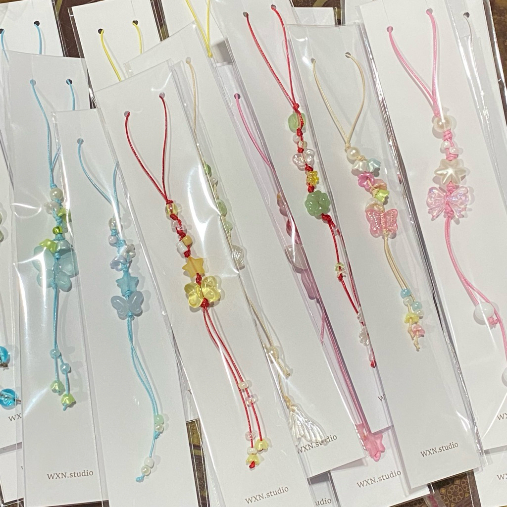 สายห้อย พวงกุญแจเชือกเทียนคละสี10เส้น ของขวัญปัจฉิม