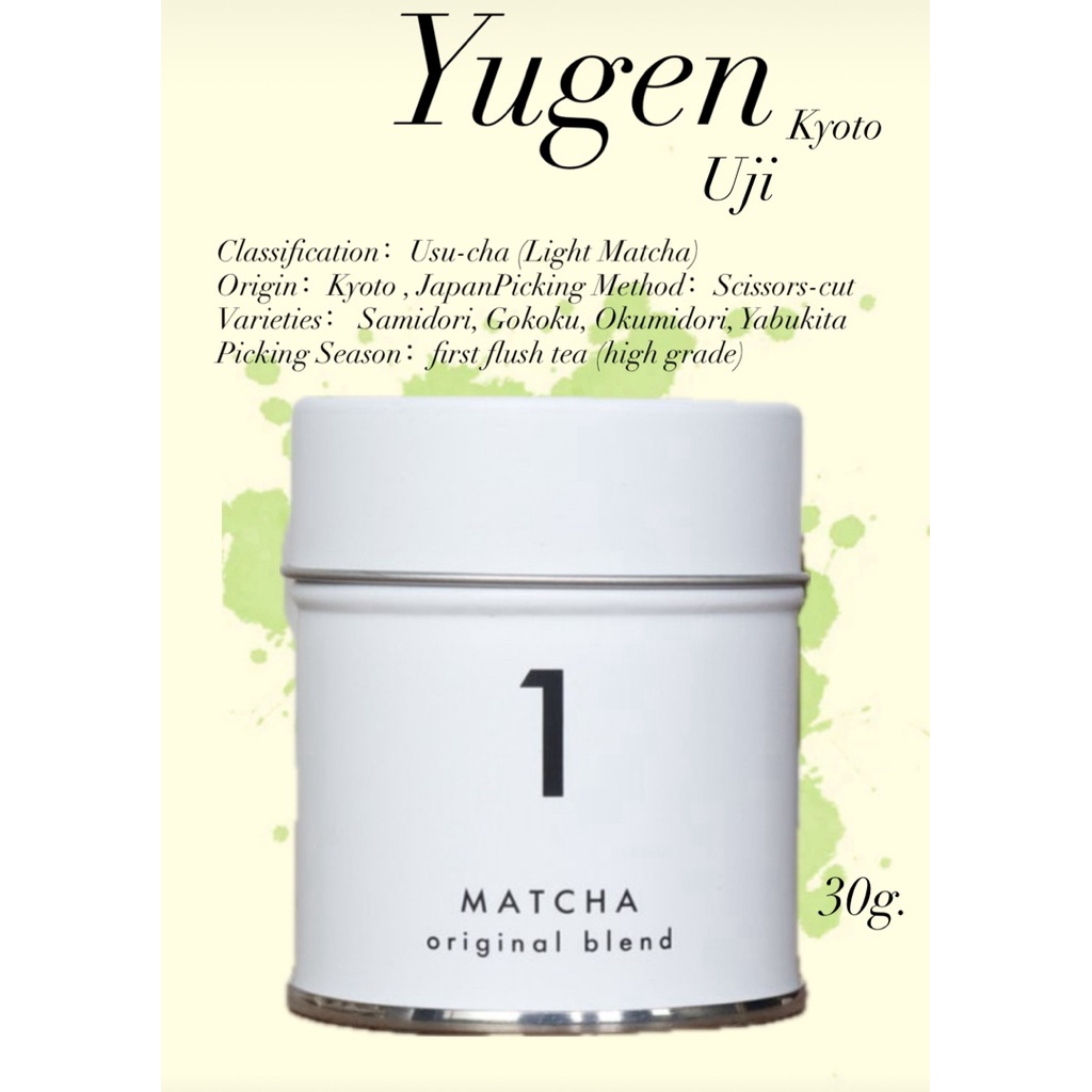 YUGEN KYOTO matcha 30g. พร้อมส่ง no.1 no.2 💚