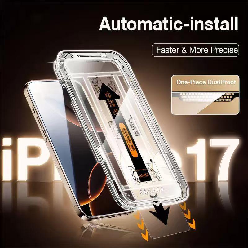 【ซื้อ 1 แถม 1 】ฟิล์มกันรอยหน้าจอ HD Privacy สำหรับ iPhone 17 พร้อมกระจกนิรภัย 100D สำหรับ iPhone 16 Pro Max, 15, 14, 13,