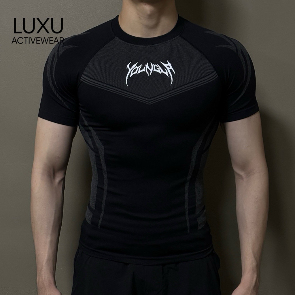 (พร้อมส่ง) YOUNGLA เสื้อ Compression Warrior Compression Tees ของแท้ 100%🇺🇸 - รูปที่ 2