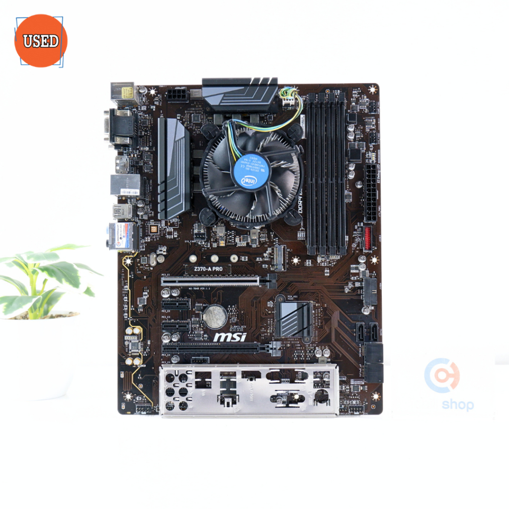 ชุดซีพียูพร้อมเมนบอร์ด CPU: INTEL CORE I5-8400 + MB: MSI Z370-A PRO P16550