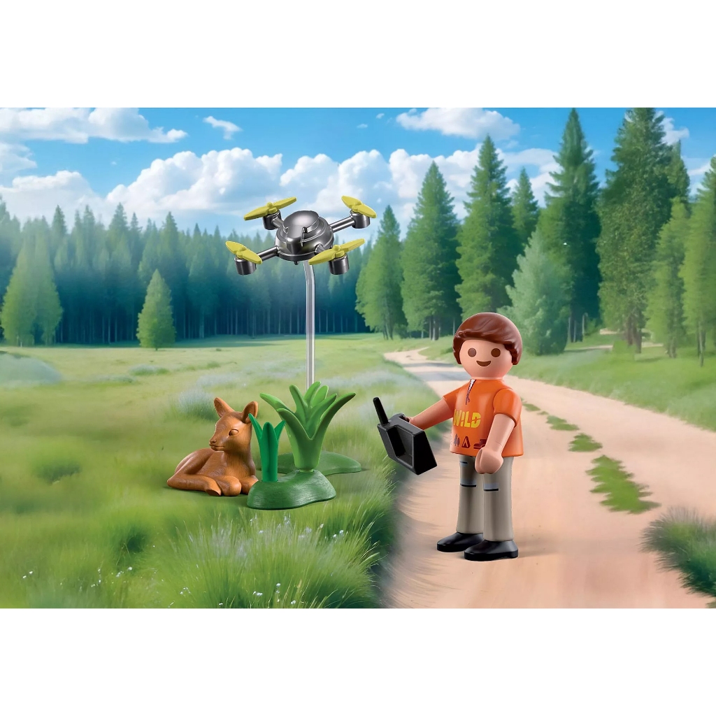 Playmobil 71880 Special Plus Fawn Rescue with Drone สเปเชียล ช่วยลูกกวางด้วยโดรน
