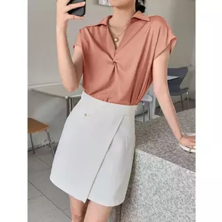 Z032 TARA Sleeveless Shirt เสื้อแขนกุด แต่งอกเกรียว งานดี ทรงน่ารักมาก แพทเทิร์นเป๊ะเวอร์ เนื้อผ้าซาร่าอย่างดี ผ้าเงาสวย