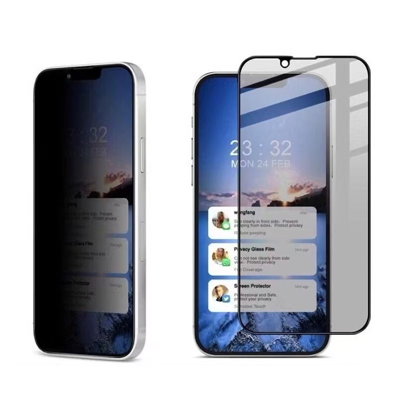 ฟิล์มกระจกเต็มจอ Privacy  กันมอง ป้องกันหน้าจอ For Xoaomi 15T/5G ,15T pro/5G