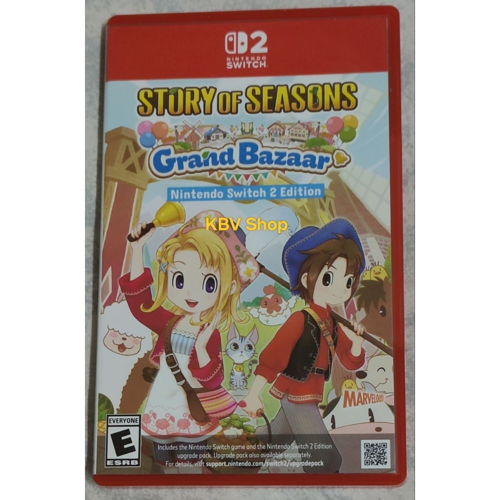 (⚡มือ 2 พร้อมส่ง⚡)NSW1,2 : Story of Seasons Grand Bazaar มือสอง
