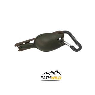 PATHWILD FOLDING SPORK ช้อน ส้อม พับได้เหมาะสำหรับพกพาเดินป่า วิ่งเทรลหรือกิจกรรมอื่นๆ