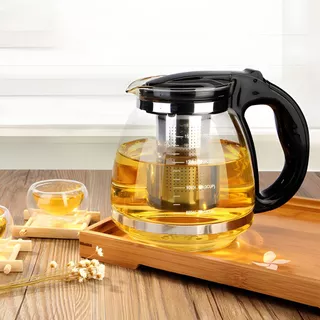 เหยือกชงชาขนาด1500ML วัสดุเป็นแก้วอย่างหนา ทนความร้อนได้ดี