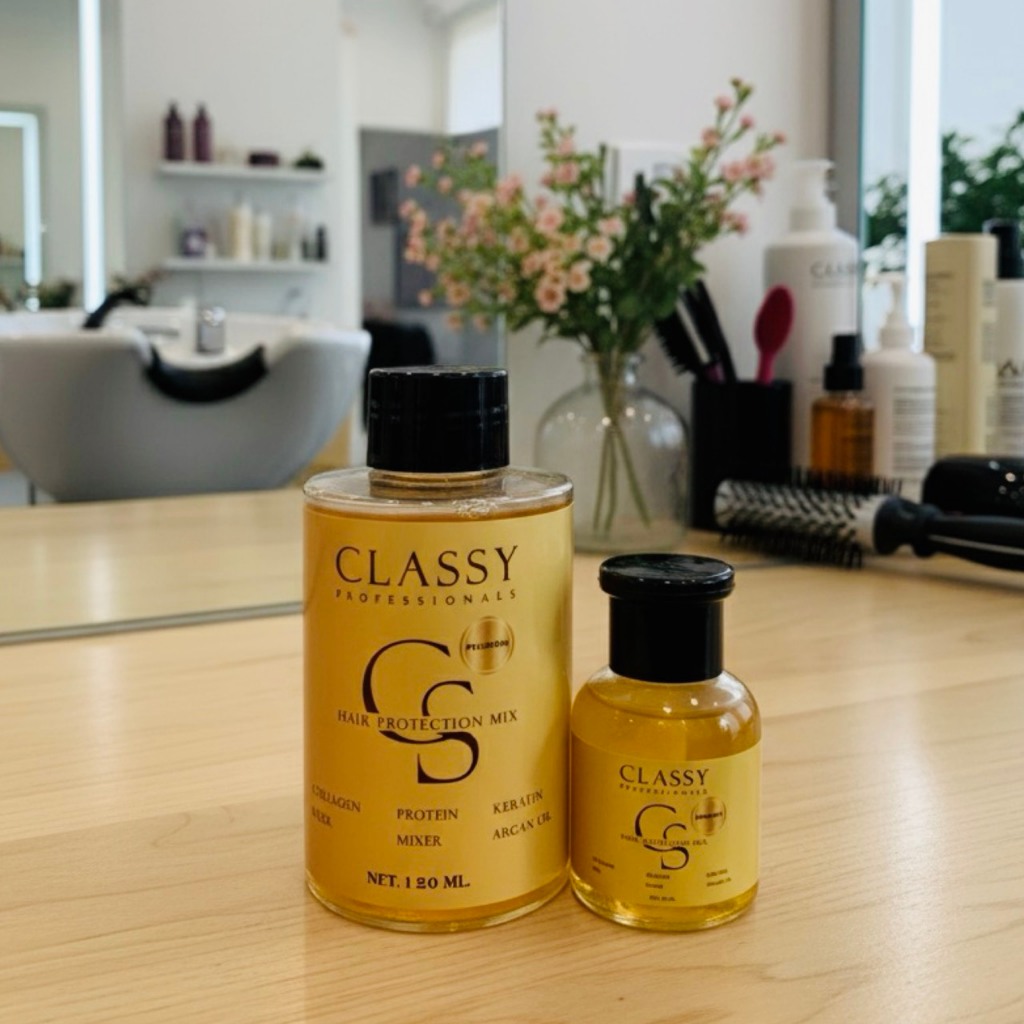 CLASSY HAIR สูตรใหม่ หัวเชื้อสูตรเข้มข้นกว่าเดิม ดับกลิ่นเคมี เพิ่มเงา ดัด ยืด ทำสี