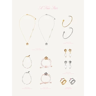 nice try studio - True Star Dangle Pearl Earrings ต่างหูรูปดาว ห้อยไข่มุกแท้ กันน้ำ กันเหงื่อ ไม่ลอก ไม่ดำ