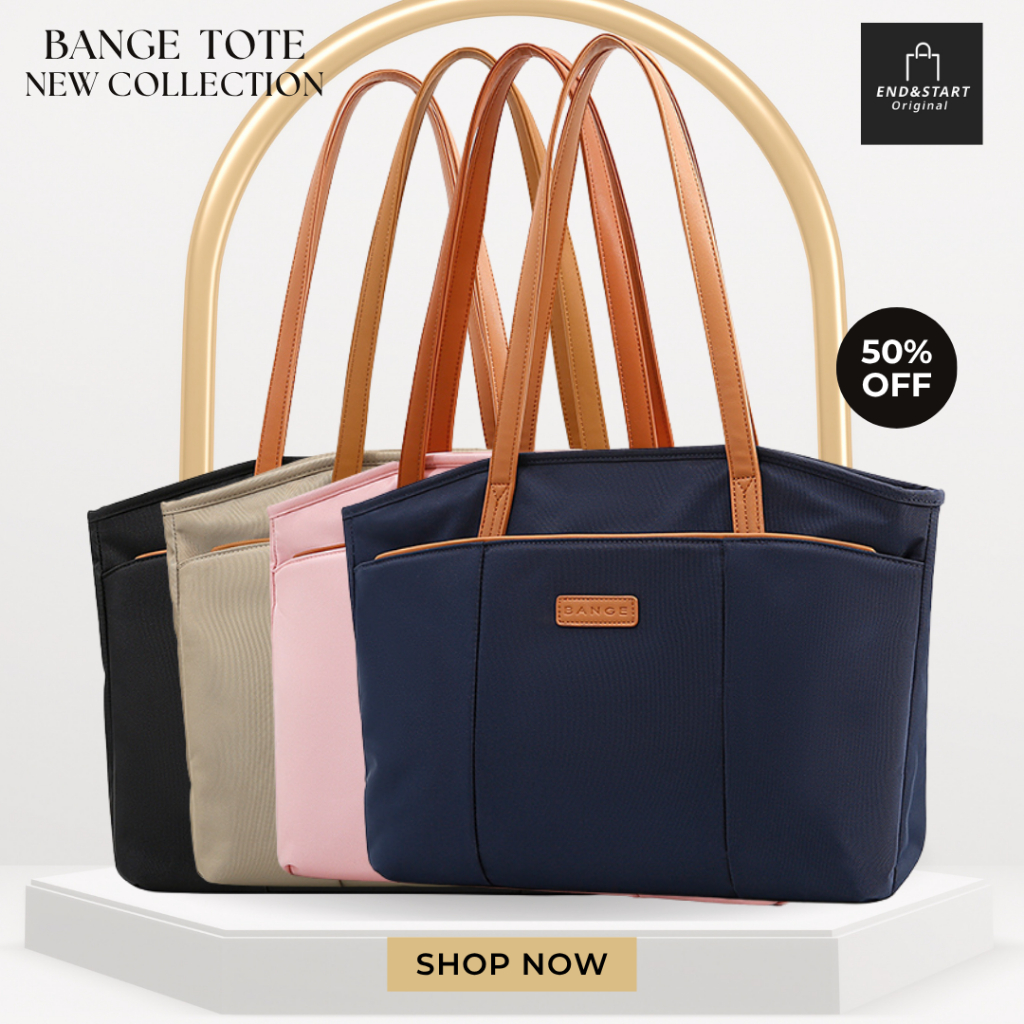 END&START รุ่น BANGE TOTE กระเป๋าสะพายไหล่ ถือทำงาน ใส่ Laptop 15.6 นิ้ว น้ำหนัก