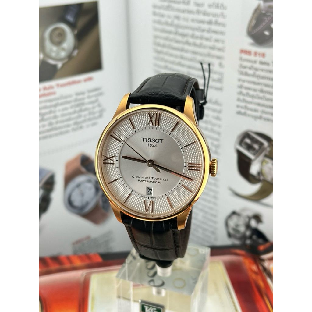 Tissot T-Classic Chemin Des Tourelles Powermatic80  Ref. T099.408.36.038.00