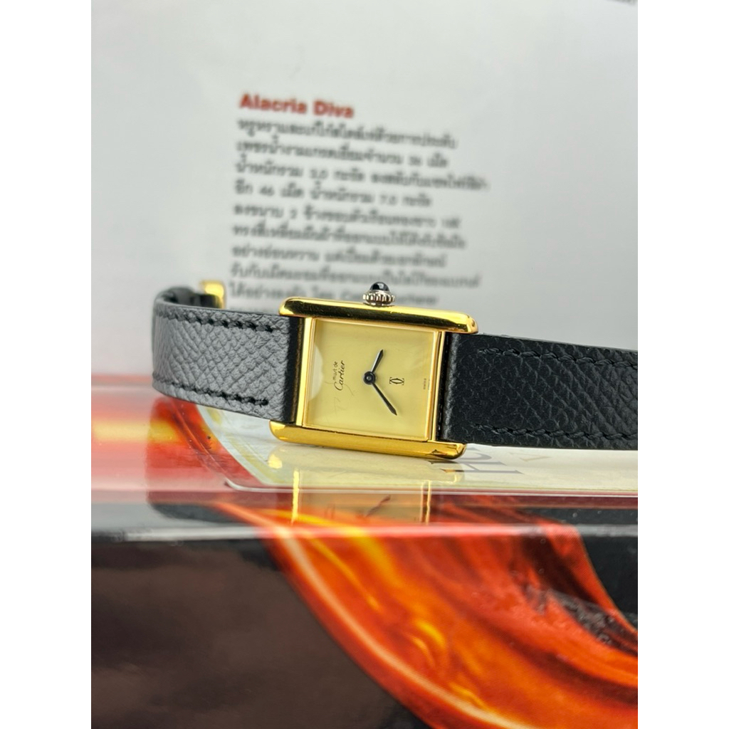 Vintage Cartier Tank Must De Cartier Cream Dial