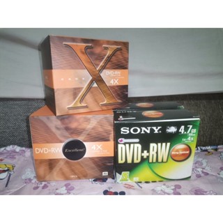 DVD+RW​ แบรน​ SONY​ RiTEK​ มาตราแท้​ คุณภาพสูง​ 4.7GB​ / 120…