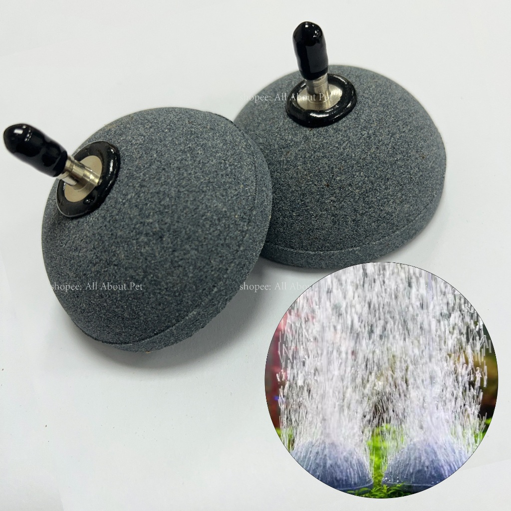 หัวทรายออกซิเจนฟองละเอียด หัวทาายอ๊อกซิเจนตู้ปลาขนาด หัวจ่ายอากาศ ตู้ปลา/บ่อปลา กระจายลมดี มีหลายขนาด