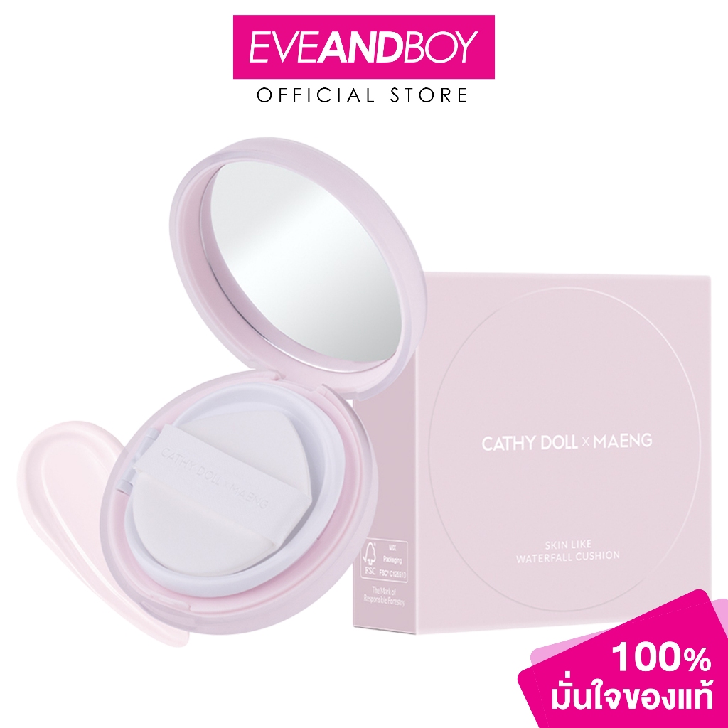 CATHY DOLL - Skin Like Waterfall Cushion SPF38 PA+++ x Maeng (15g.) เคที่ดอลล์ สกินไลก์วอเตอร์ฟอลล์ค