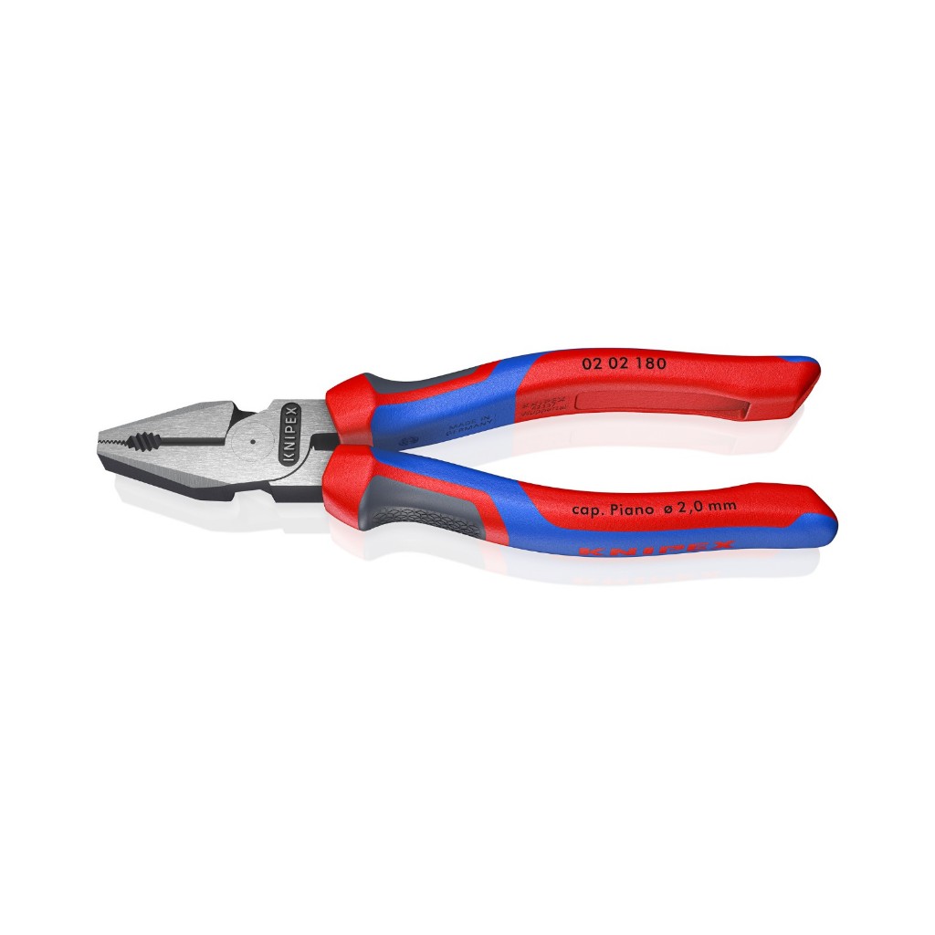 KNIPEX High Leverage Combination Pliers - 180 mm คีมอเนกประสงค์แบบแรงงัดสูง 180 มม. รุ่น 0202180