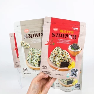สาหร่ายโรยข้าวเกาหลี สาหร่ายอบแห้งผสมงา สาหร่ายปรุงรส สาหร่ายเกาหลี seaweed 김자반