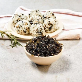 สาหร่ายโรยข้าวเกาหลี สาหร่ายอบแห้งผสมงา สาหร่ายปรุงรส สาหร่ายเกาหลี seaweed 김자반