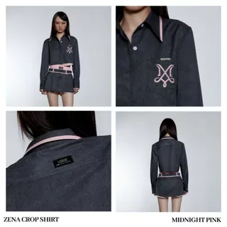 Merge Official - Zena Crop Shirt (พร้อมส่ง)