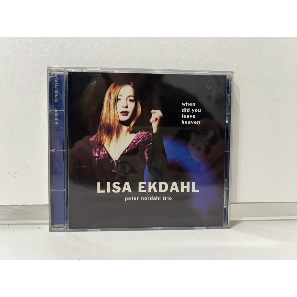 1 CD MUSIC ซีดีเพลงสากล Lisa Ekdahl / Peter Nordahl trio  When did you leave heaven aded 4 (L3G117)