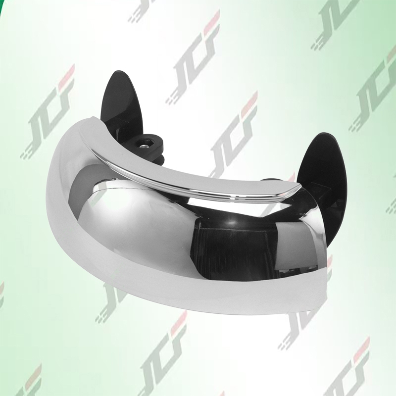 กระจกส่องหลัง แบบโค้ง ติดตำแหน่งหลังชิวหน้ารถมอเตอร์ไซค์ เสริมความปลอดภัย มองเห็นมุมอัพสายตาได้ดียิ่งขึ้น - รูปที่ 5